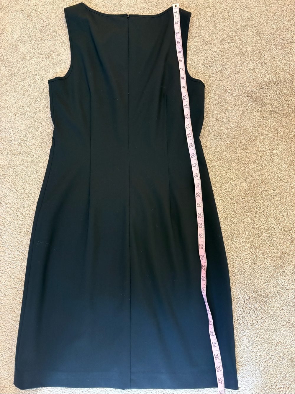 Theory Black Good Wool Sleeveless Fitted Sheath Work Dress Size 8 - Picture 10 of 10